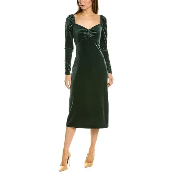 Boden | Dresses | Boden Dark Green Velvet Maxi Dress | Poshmark